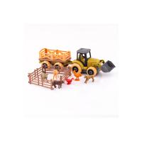2’si 1 Çiftlik Oyuncağı – Söktak Traktör Seti, 6 Hayvan & 4 Çit Dahil