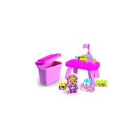 44 Parça Blok Seti ve Sehpa Saklama Kutusu 24 Ay+ Prenses Kalesi Lego Yapı Oyuncağı