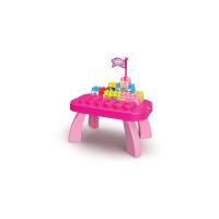 44 Parça Blok Seti ve Sehpa Saklama Kutusu 24 Ay+ Prenses Kalesi Lego Yapı Oyuncağı