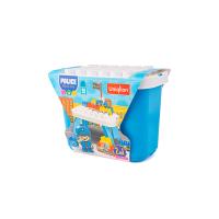 44 Parça Blok Seti ve Sehpa Saklama Kutusu 24 Ay+ Polis Karakolu Lego Yapı Oyuncağı