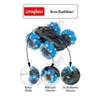 Bilek Sensörlü Uzaktan Kumandalı Çift Yönlü 360 Dönebilen RGB Işıklı Akrobat Araba