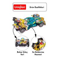 Buhar Efektli Işıklı Uzaktan Kumandalı Yarış Arabası