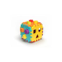 Bultak Küp Şekil Eşleştirme Oyuncağı 1 Yaş+ Montessori Eğitim Seti (12 Parça)