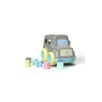 Bultak Otobüs Şekil Eşleştirme Oyuncağı 1 Yaş+ Montessori Eğitim Seti (GRİ)