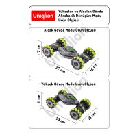 Uzaktan Kumandalı Çift Yönlü 360 Dönebilen RGB Işıklı Akrobat Araba