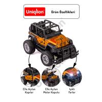 Uzaktan Kumandalı Işıklı Metal Arazi Aracı