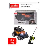 Uzaktan Kumandalı Işıklı Metal Arazi Aracı
