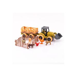 2’si 1 Çiftlik Oyuncağı – Söktak Traktör Seti, 6 Hayvan & 4 Çit Dahil