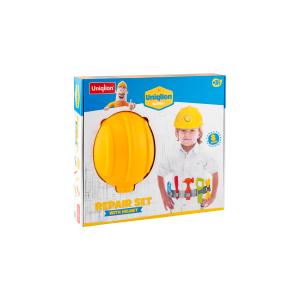 8 Parça Tamir Seti ve Baret 3-6 Yaş Oyuncak İnşaat Takımı