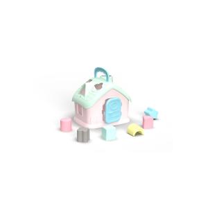 Bultak Ev Şekil Eşleştirme Oyuncağı 1 Yaş+ Montessori Eğitim Seti